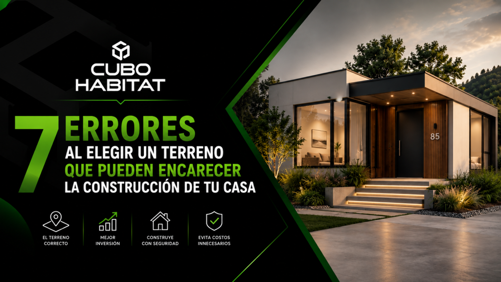 7 errores al elegir un terreno que pueden encarecer la construcción de tu casa